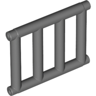 Lego mříž do okna, zábrana 1x4x3, tmavě modro šedá (4521886)